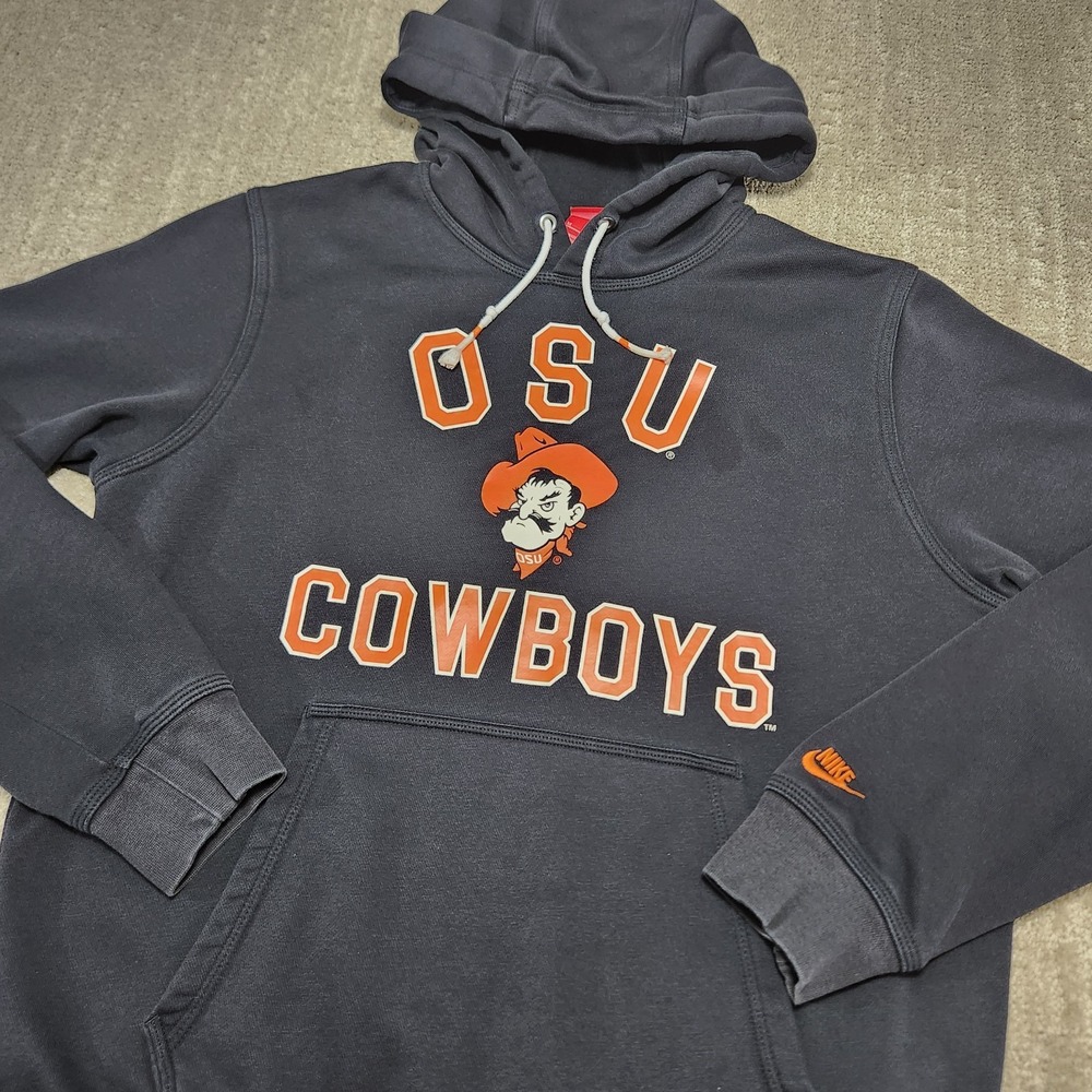 Oklahoma State Cowboys Sweatshirt Men Medium Nike Hoodie Football OSU NCAA